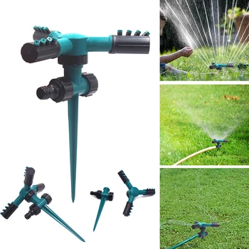Lawn Sprinkler Automatic 360 Rotating Adjustable Garden Water Sprinklers Lawn Irrigation System with Leak-Proof Design Durable 
Lawn Sprinkler Automatic 360 Rotating Adjustable Garden Water Sprinklers Lawn Irrigation System with Leak-Proof Design Durable