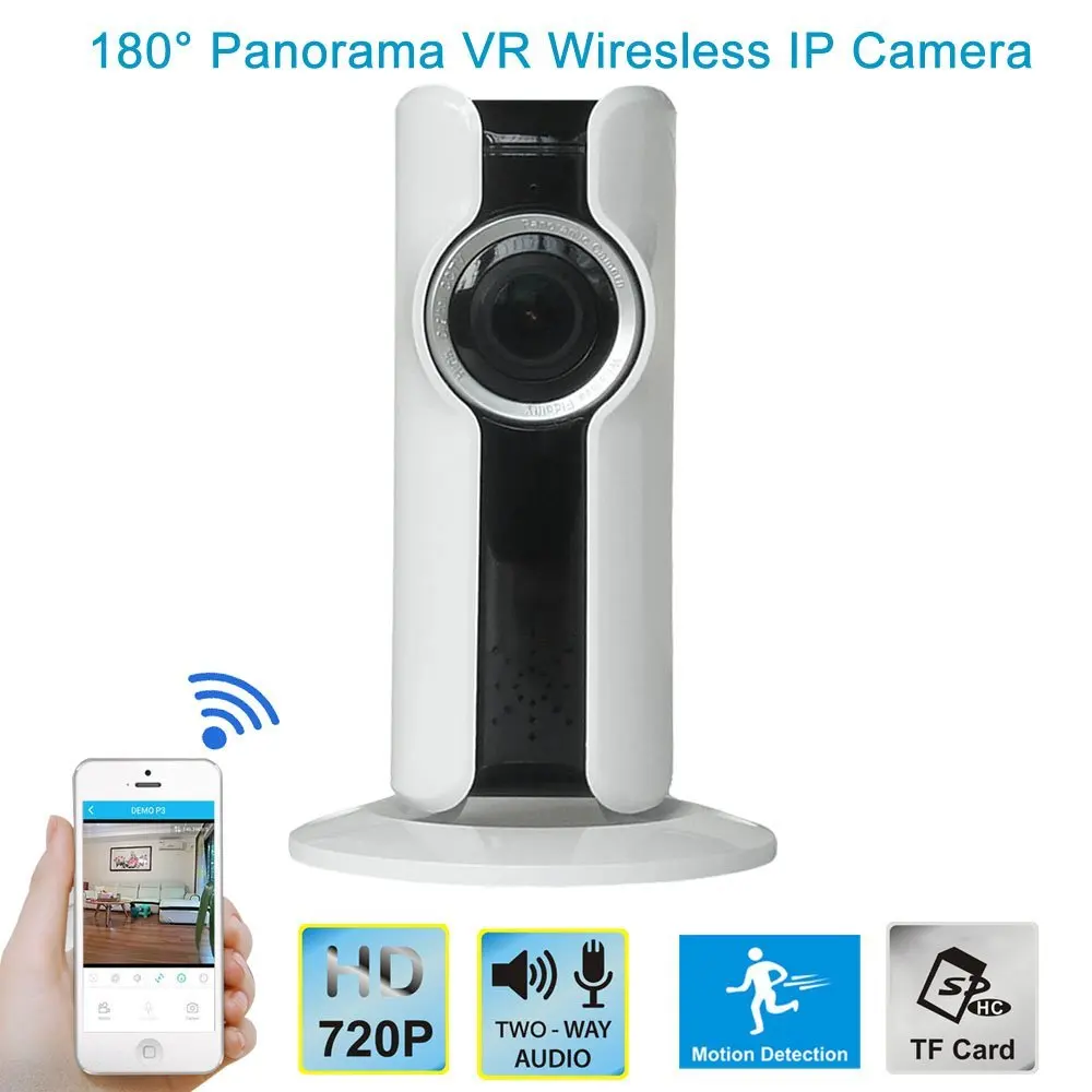SmartYIBA 180 degree Panorama VR WiFI IP Camera Wireless Home Security Camera Surveillance Camera CCTV Camera Baby Monitor P2P
SmartYIBA 180 degree Panorama VR WiFI IP Camera Wireless Home Security Camera Surveillance Camera CCTV Camera Baby Monitor P2P
