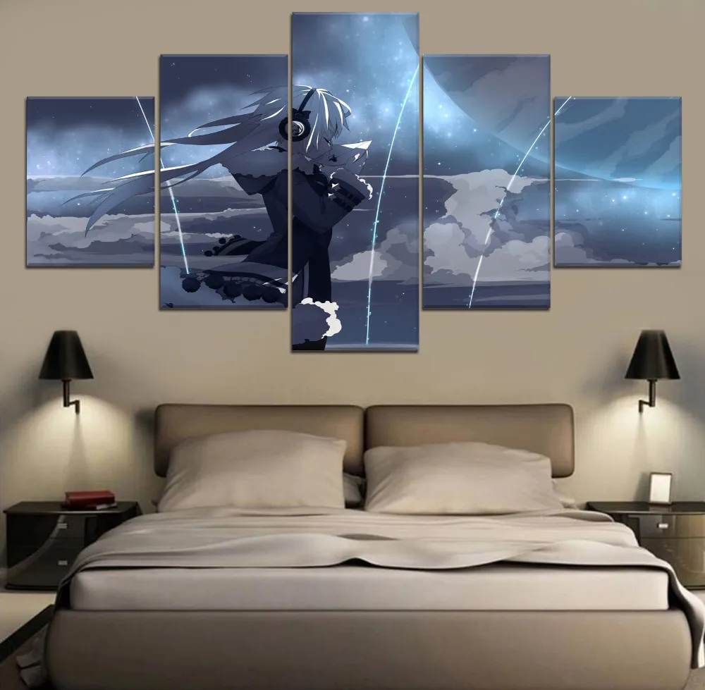 Earphone Anime HD Print Home Decor 5 Piece Paintings Wall Art Modern Animal Wall Decor Canvas Painting Canvas Room Artwork
Earphone Anime HD Print Home Decor 5 Piece Paintings Wall Art Modern Animal Wall Decor Canvas Painting Canvas Room Artwork