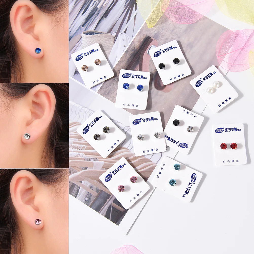 1 Pair Bio Magnetic Therapy Weight Loss Earrings Magnet In Ear Eyesight Slimming Healthy Stimulating Acupoints Stud Earring
1 Pair Bio Magnetic Therapy Weight Loss Earrings Magnet In Ear Eyesight Slimming Healthy Stimulating Acupoints Stud Earring