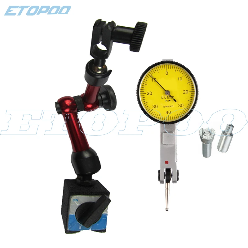 0.8mm Dial Test Indicator Gauge Universal Magnetic Base Holder Stand Table Scale Precision Indicators Center Finder Measurement
0.8mm Dial Test Indicator Gauge Universal Magnetic Base Holder Stand Table Scale Precision Indicators Center Finder Measurement