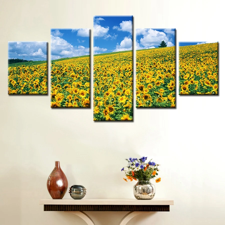 Porch Office Flowers Wall Art Yellow Sunflowers Blue Sky Picture Canvas Prints for Bedroom Kitchen Hallway Wall Decor Drop Ship
Porch Office Flowers Wall Art Yellow Sunflowers Blue Sky Picture Canvas Prints for Bedroom Kitchen Hallway Wall Decor Drop Ship