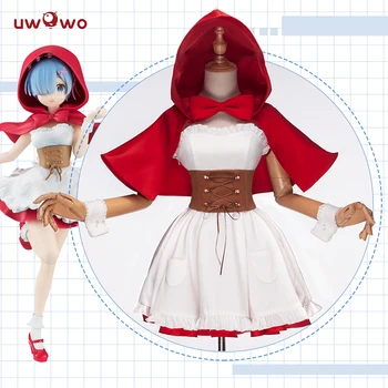 UWOWO Anime Ram Rem Red Riding Hood Ver Re Zero Kara Hajimeru Isekai Seikatsu Cosplay Costume Women cosplay Full Set
UWOWO Anime Ram Rem Red Riding Hood Ver Re Zero Kara Hajimeru Isekai Seikatsu Cosplay Costume Women cosplay Full Set