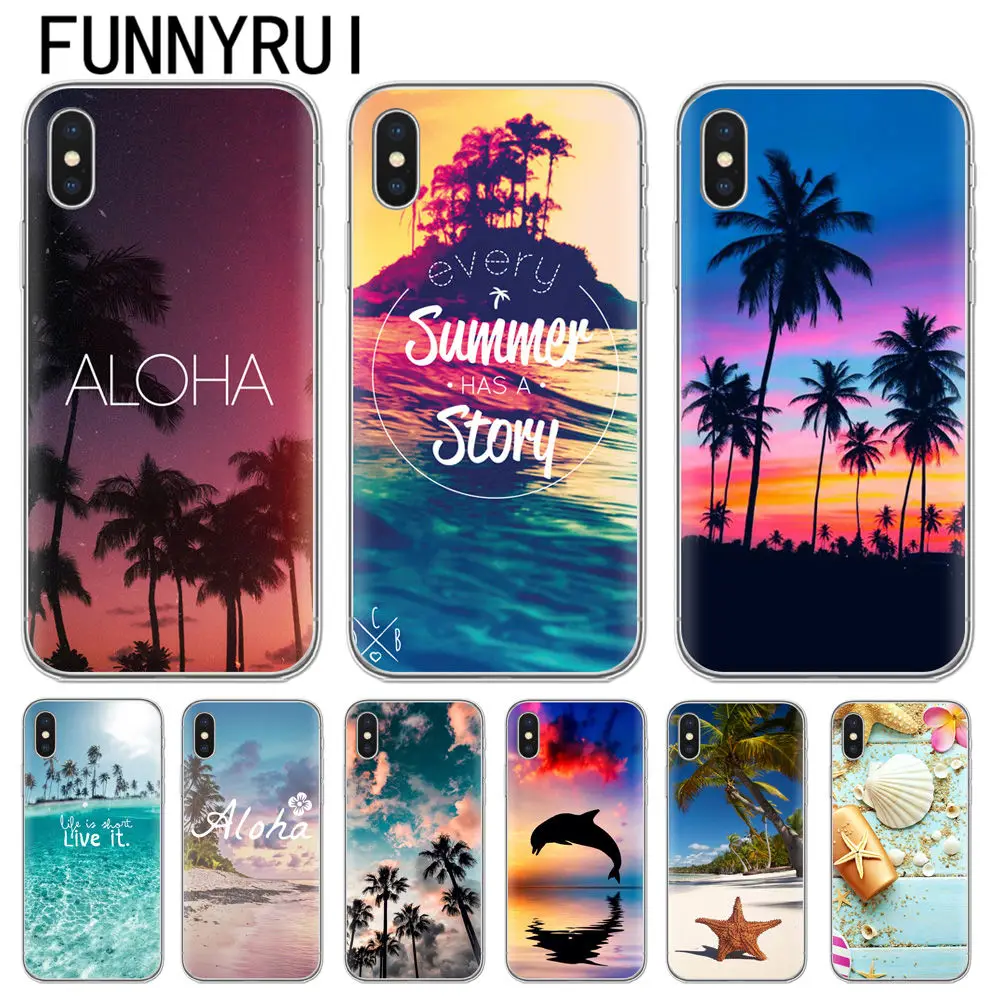 Summer Beach Relax Starfish Ocean Sky Sun Silicone Soft TPU Phone Cases for Apple iphone X 8 7Plus 6 6s Plus 5S SE Coque Cover
Summer Beach Relax Starfish Ocean Sky Sun Silicone Soft TPU Phone Cases for Apple iphone X 8 7Plus 6 6s Plus 5S SE Coque Cover