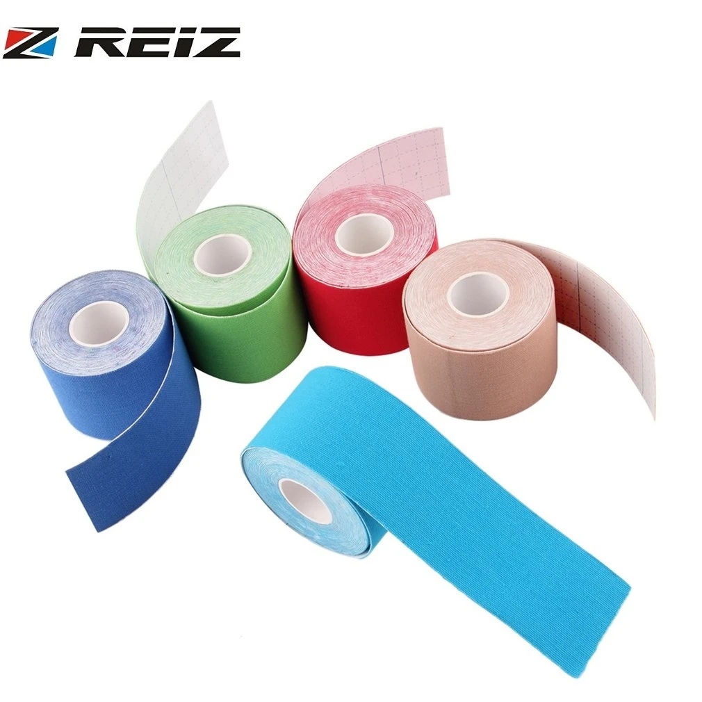 REIZ 1 Roll Sports Elastic Tape Multipurpose Waterproof Kinesiology Muscle Pain Care Therapeutic Hypo-allergenic Glue 5cmx5m
REIZ 1 Roll Sports Elastic Tape Multipurpose Waterproof Kinesiology Muscle Pain Care Therapeutic Hypo-allergenic Glue 5cmx5m