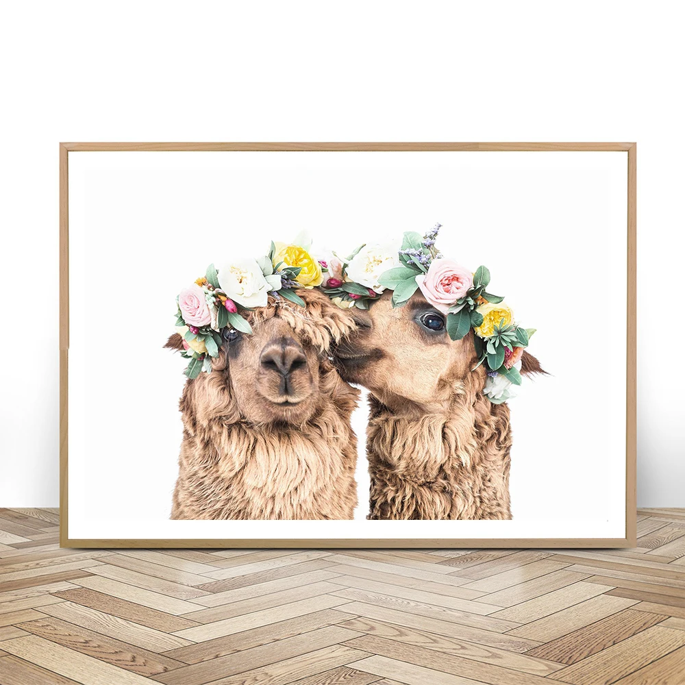 Llama Poster Print Alpaca Sheep With Flower Home Inspirational Wall Art Canvas Painting Wall Art Nursery Prints Modern Decor
Llama Poster Print Alpaca Sheep With Flower Home Inspirational Wall Art Canvas Painting Wall Art Nursery Prints Modern Decor