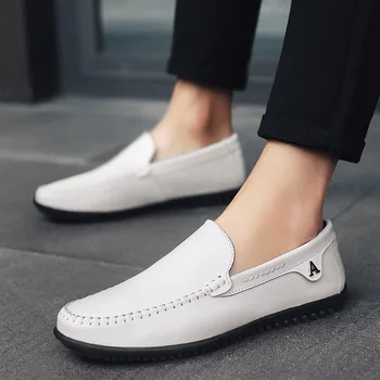 2019 Newest Spring and summer men's casual fashion men shoes England retro style lazy shoes leather comfortable men's shoes
2019 Newest Spring and summer men's casual fashion men shoes England retro style lazy shoes leather comfortable men's shoes