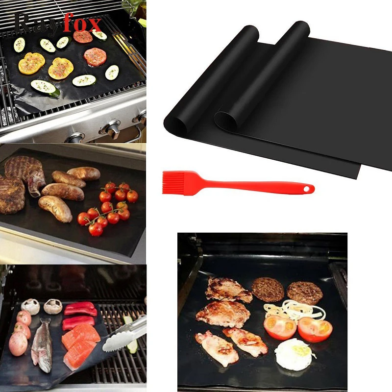 2pcs Reusable Baking Mat High Temperature Resistant Teflon Sheet Pastry Baking Oilpaper Heat-Resistant Pad Non-stick Outdoor BBQ
2pcs Reusable Baking Mat High Temperature Resistant Teflon Sheet Pastry Baking Oilpaper Heat-Resistant Pad Non-stick Outdoor BBQ