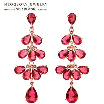 Neoglory Austria Rhinestone & Zircon Drop Long Earrings Water Drop Style Light Yellow Gold Color For Elegant Women Trendy Sale
Neoglory Austria Rhinestone & Zircon Drop Long Earrings Water Drop Style Light Yellow Gold Color For Elegant Women Trendy Sale