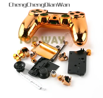 ChengChengDianWan Chrome Plating Housing Shell Case Full Mod Kits for PlayStation 4 for PS4 Controller Parts Multicolors 
ChengChengDianWan Chrome Plating Housing Shell Case Full Mod Kits for PlayStation 4 for PS4 Controller Parts Multicolors