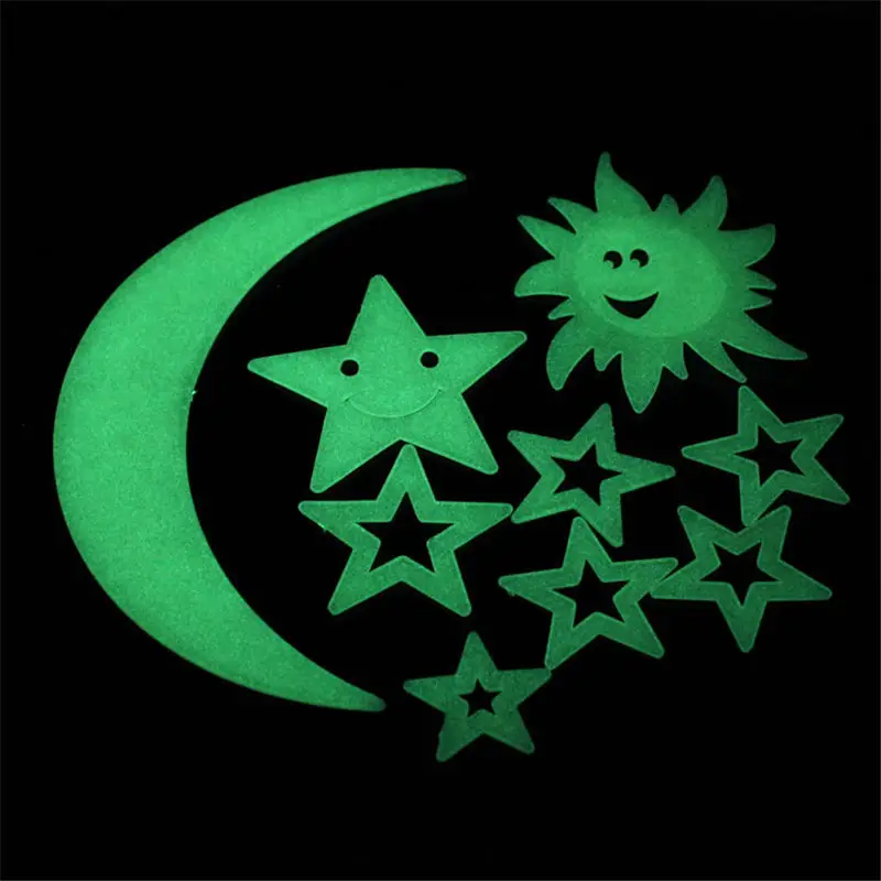 Stars Moon Sun Glow In The Dark Luminous Home Wall Stickers Decal Decals for Kids Baby rooms Bedroom Home decor Decoration #RT31
Stars Moon Sun Glow In The Dark Luminous Home Wall Stickers Decal Decals for Kids Baby rooms Bedroom Home decor Decoration #RT31
