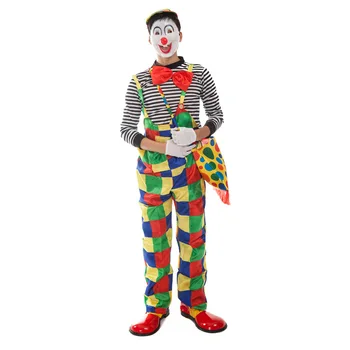 Adult Clown Cosplay Costume for Halloween Party Bar Decoration Christmas Party Clown Suit Free Size
Adult Clown Cosplay Costume for Halloween Party Bar Decoration Christmas Party Clown Suit Free Size