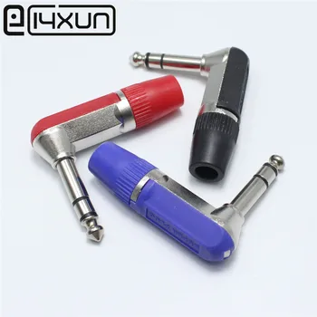 EClyxun 12Pcs 6.35mm 3Pole Stereo Audio Male Plug 6.35 Right Angle Amplifier Microphone Jack 6.5 mm TRS Plug Welding Connector
EClyxun 12Pcs 6.35mm 3Pole Stereo Audio Male Plug 6.35 Right Angle Amplifier Microphone Jack 6.5 mm TRS Plug Welding Connector