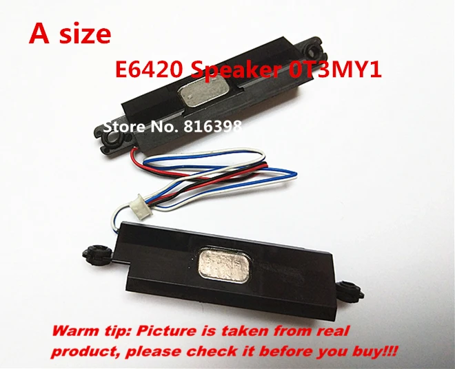 Free shipping speaker FOR DELL E6420 Speaker 0T3MY1 PK23000E900 there have A Size and B Size
Free shipping speaker FOR DELL E6420 Speaker 0T3MY1 PK23000E900 there have A Size and B Size