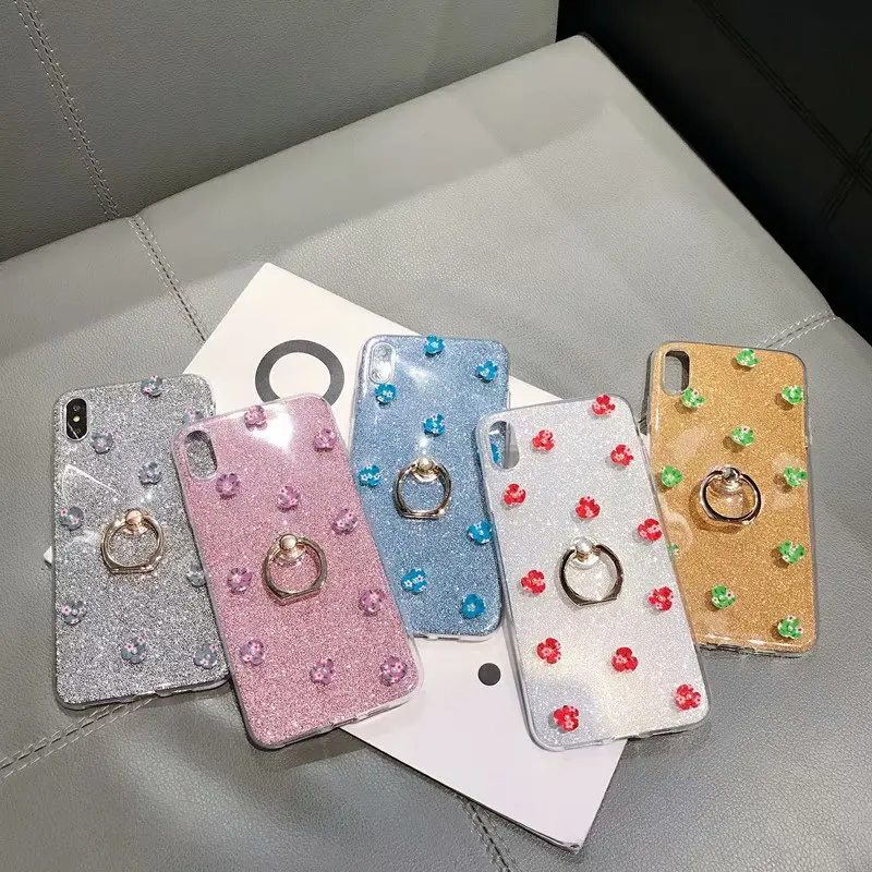 Bling Luxury Glitter Flower Silicone TPU Phone Case For iPhone XS MAX XR 8 Plus 7 Plus 6 6s Plus Case Back Cover Fundas Coque
Bling Luxury Glitter Flower Silicone TPU Phone Case For iPhone XS MAX XR 8 Plus 7 Plus 6 6s Plus Case Back Cover Fundas Coque