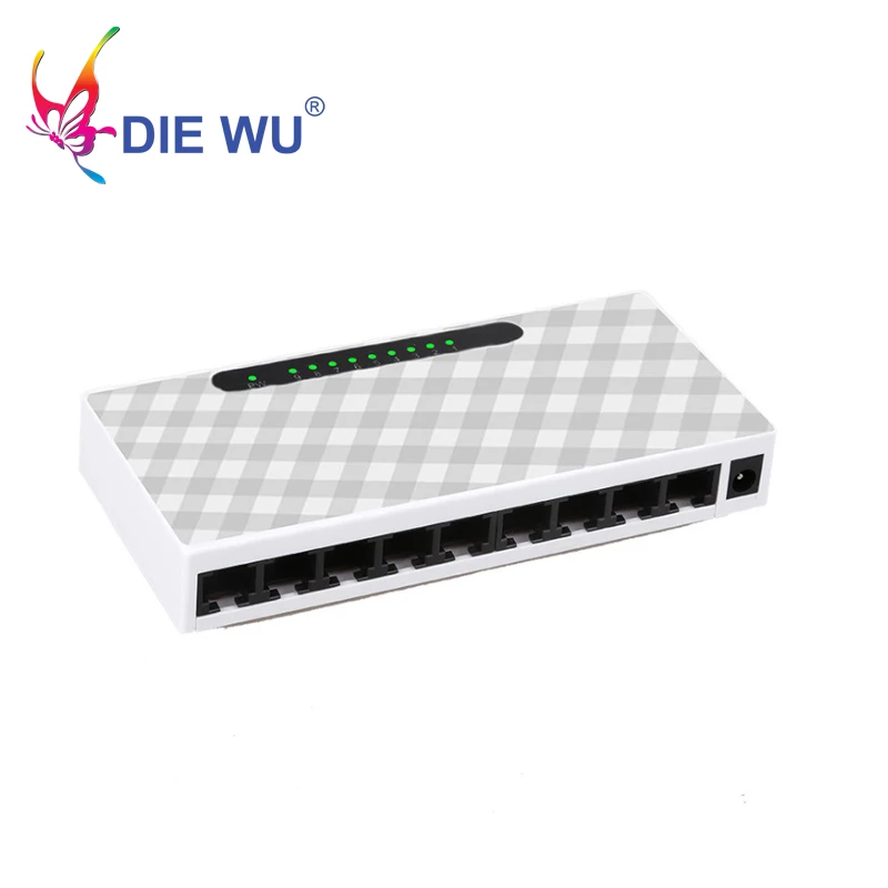 10/100Mbps 9 Port Fast Ethernet LAN RJ45 Network Switch Switcher Hub Desktop PC with Chip Icplus IP179N
10/100Mbps 9 Port Fast Ethernet LAN RJ45 Network Switch Switcher Hub Desktop PC with Chip Icplus IP179N