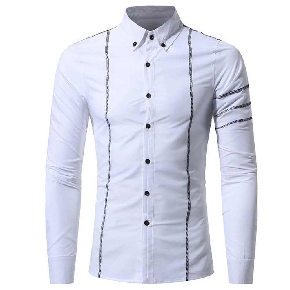 3XL Brief Striped Shirts New Arrival Men Shirt Spring Wear Tide Boy Club Blouse 2018 Male Blusa Slim Button Tops Office Clothes
3XL Brief Striped Shirts New Arrival Men Shirt Spring Wear Tide Boy Club Blouse 2018 Male Blusa Slim Button Tops Office Clothes