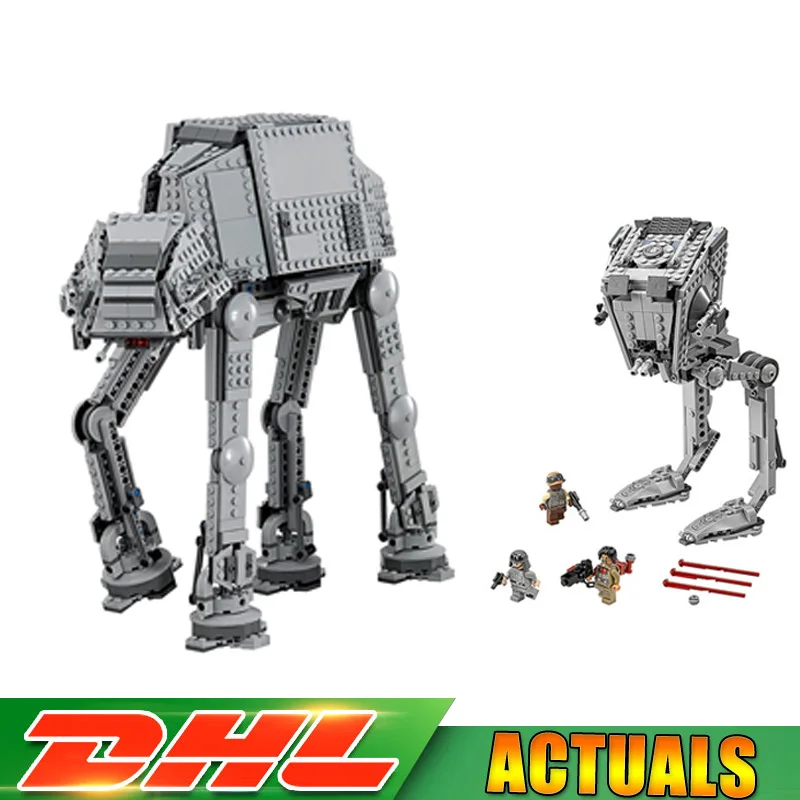 Lepin 05051 05052 Star Wars Force Awaken The AT AT AT-ST Armored Robot Building Blocks Bricks Compatible LegoINGlys 75054 75153
Lepin 05051 05052 Star Wars Force Awaken The AT AT AT-ST Armored Robot Building Blocks Bricks Compatible LegoINGlys 75054 75153