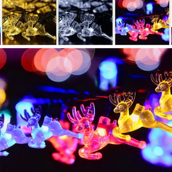 Christmas Lights 5M 20LEDs Sika Deer Solar string light Outdoor lighting garden string lights Panel Luces For Xmas New Year lamp
Christmas Lights 5M 20LEDs Sika Deer Solar string light Outdoor lighting garden string lights Panel Luces For Xmas New Year lamp