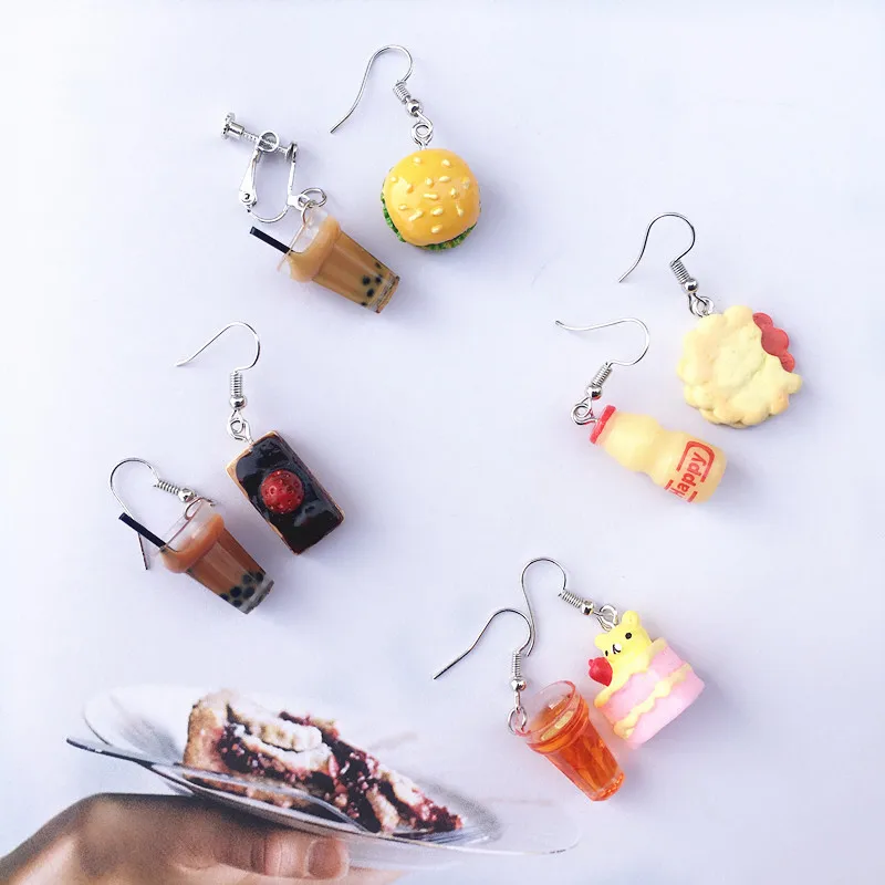 Breakfast cake milk Drop Earrings for Women Fashion Accessories Girl DIY Handmade Unique Personality Dangle Earrings Jewelry
Breakfast cake milk Drop Earrings for Women Fashion Accessories Girl DIY Handmade Unique Personality Dangle Earrings Jewelry