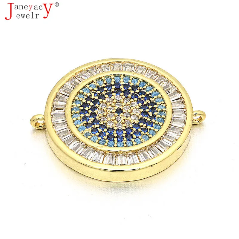 Fashion Round Color Zirconia DIY Charm Connectors Accessories For Women Tassel Earring Necklace Jewelry Making Accesorios 19*22
Fashion Round Color Zirconia DIY Charm Connectors Accessories For Women Tassel Earring Necklace Jewelry Making Accesorios 19*22