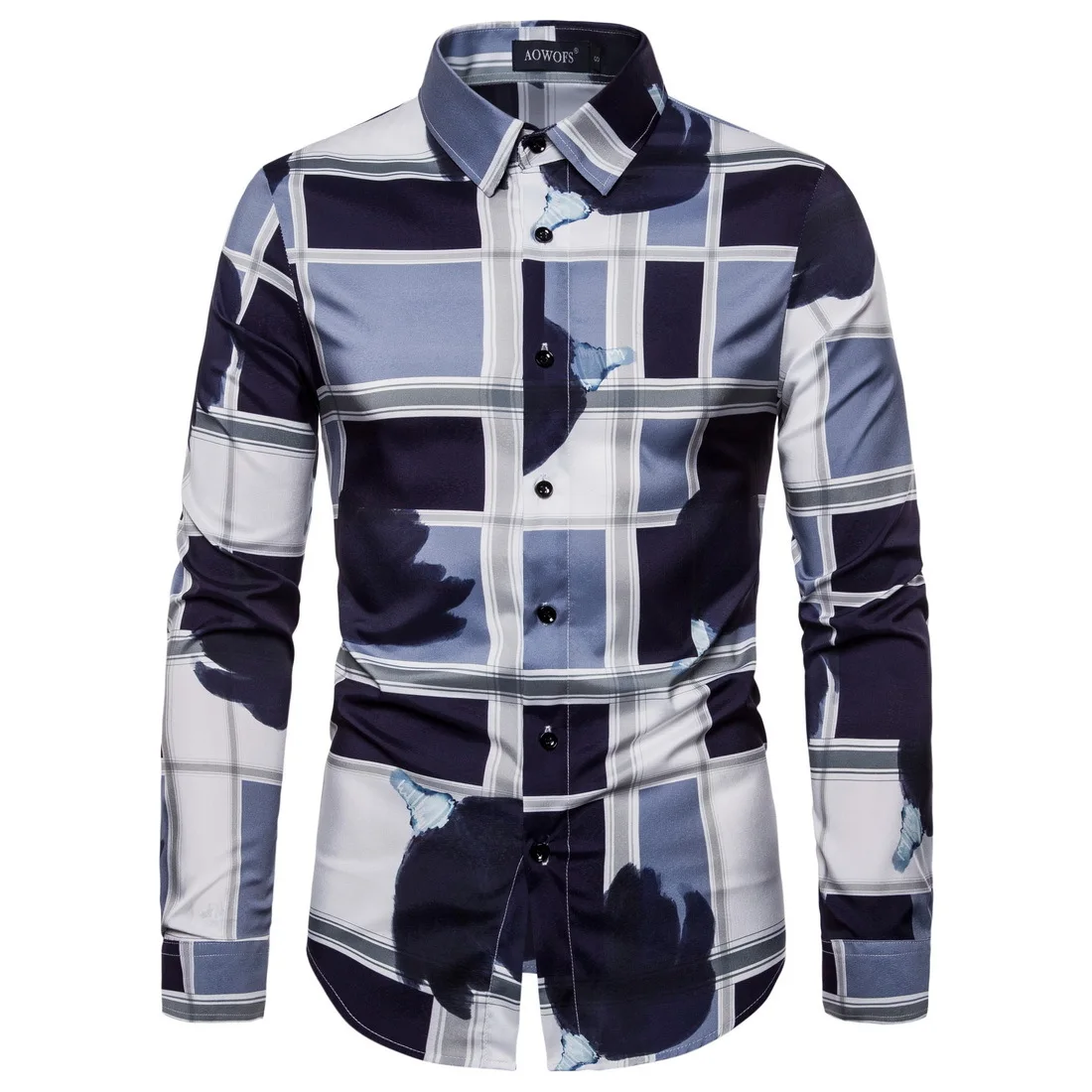 New Fashion Abstract Print Shirt Men's Long Sleeve Casual Shirt Lapel Slim Shirt Men's Clothing 
New Fashion Abstract Print Shirt Men's Long Sleeve Casual Shirt Lapel Slim Shirt Men's Clothing