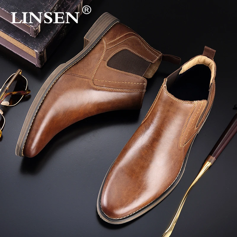 2019 Latest listing Quality goods Men's Chelsea Boot Genuine Calf Leather Bottom Outsole Leather Upper Leather Inner Handmade 46
2019 Latest listing Quality goods Men's Chelsea Boot Genuine Calf Leather Bottom Outsole Leather Upper Leather Inner Handmade 46