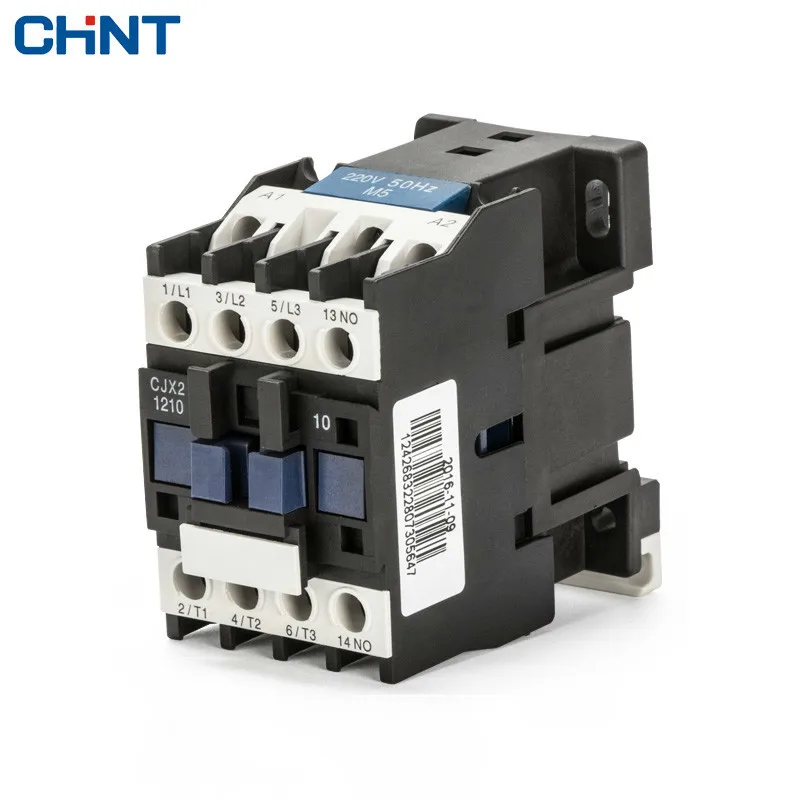 CHINT Communication Contactor Cjx2-1210 1201 12a Single-phase 220V Three-phase 380V 110V 24V
CHINT Communication Contactor Cjx2-1210 1201 12a Single-phase 220V Three-phase 380V 110V 24V