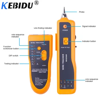 Kebidumei Cat5 Cat6 RJ45 UTP STP Line Finder Telephone Wire Tracker Tracer Diagnose Tone Tool Kit LAN Network Cable Tester
Kebidumei Cat5 Cat6 RJ45 UTP STP Line Finder Telephone Wire Tracker Tracer Diagnose Tone Tool Kit LAN Network Cable Tester