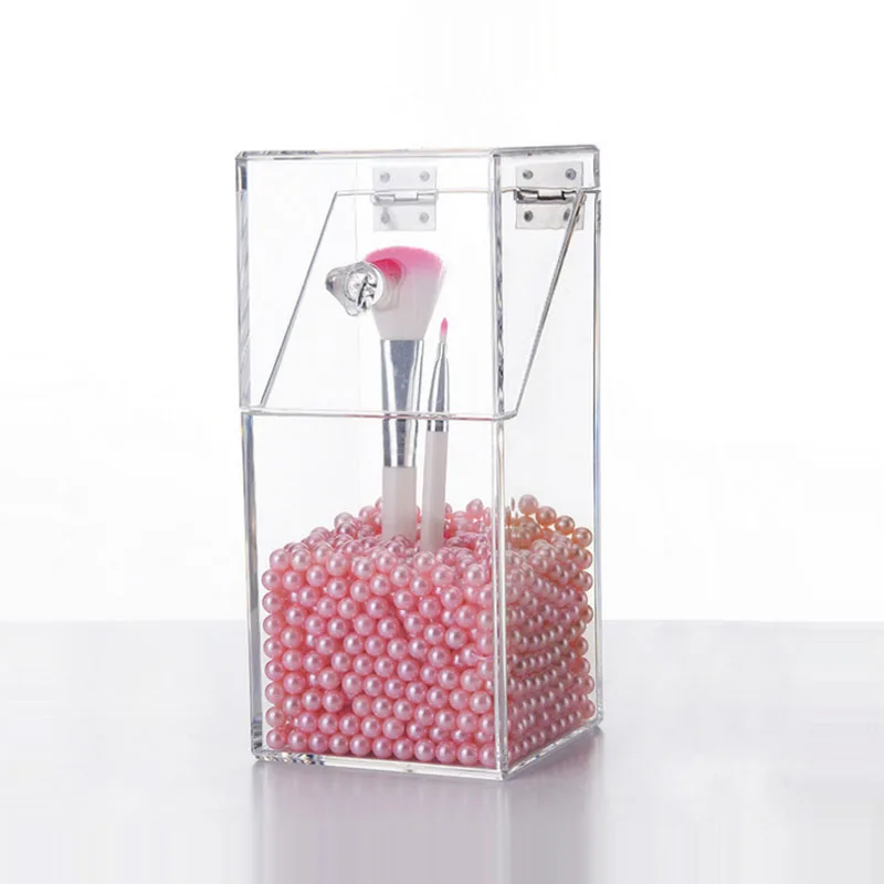 HUNYOO PS Plastic Brush Makeup Pearls Holder box Clear Acrylic Plastic Makeup Brushes Pearls Storage Holder box
HUNYOO PS Plastic Brush Makeup Pearls Holder box Clear Acrylic Plastic Makeup Brushes Pearls Storage Holder box