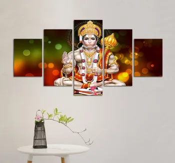 Framework 5 Pieces Canvas Paintings Elephant God Hanuman Wall Pictures For Home Decoration Fashion Buddha Art Posters And Prints
Framework 5 Pieces Canvas Paintings Elephant God Hanuman Wall Pictures For Home Decoration Fashion Buddha Art Posters And Prints