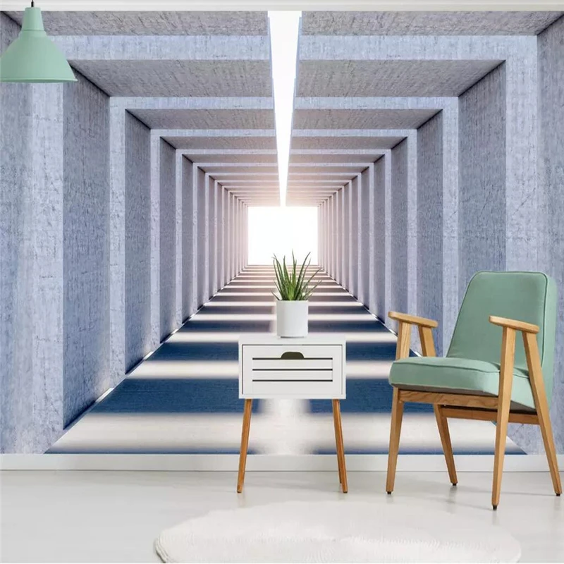 Decorative wallpaper 3D three-dimensional future space abstract modern background wall paintings | Обустройство дома