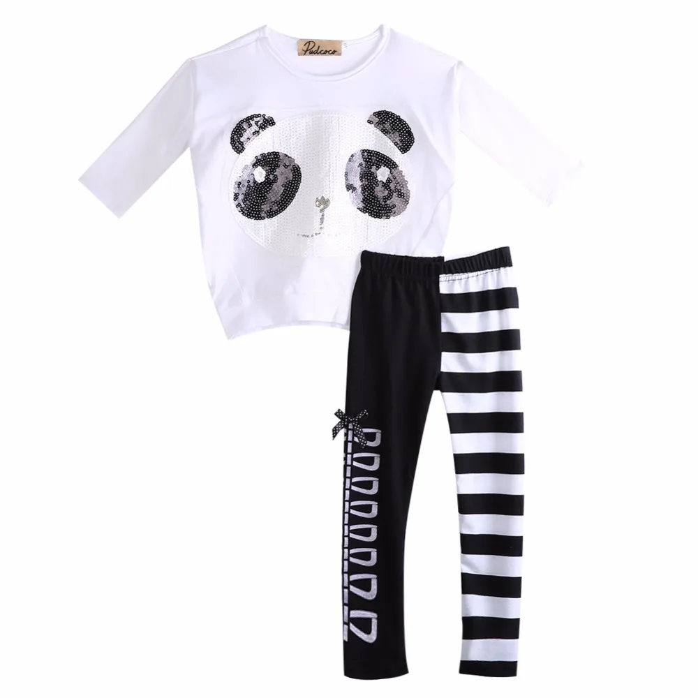 Girls 2Pcs Sets Panda Bat Sleeve Tops and Leggings Kids Baby Clothes Outfits 2-7Y
Girls 2Pcs Sets Panda Bat Sleeve Tops and Leggings Kids Baby Clothes Outfits 2-7Y