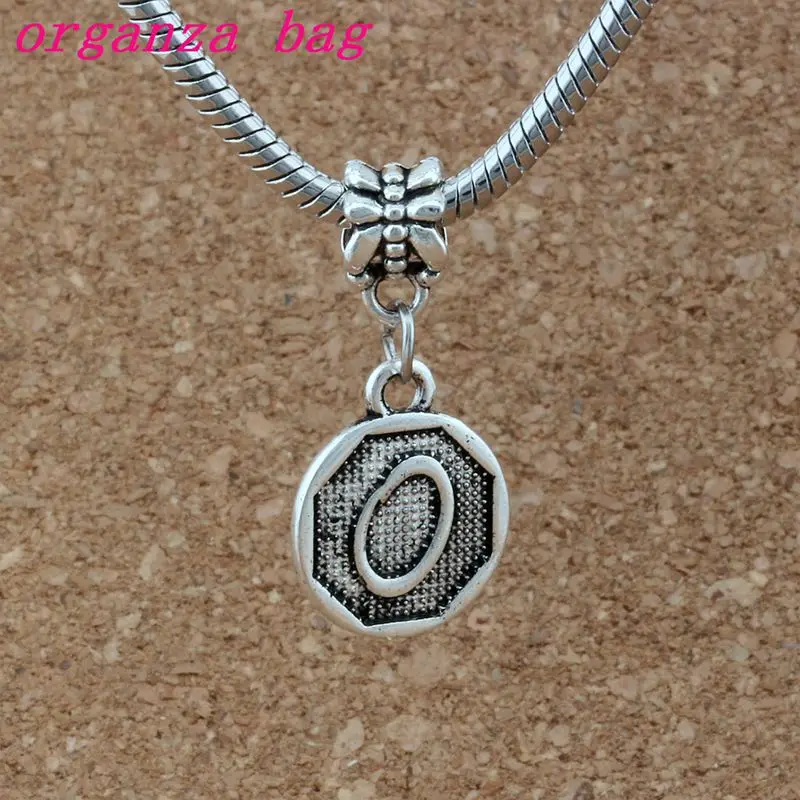 50pcs/lot Dangle Initial Alphabet Disc "O" alloy Charm Fit European Bracelets Jewelry DIY Antique silver 14.8x30.8mm A-394a
50pcs/lot Dangle Initial Alphabet Disc "O" alloy Charm Fit European Bracelets Jewelry DIY Antique silver 14.8x30.8mm A-394a
