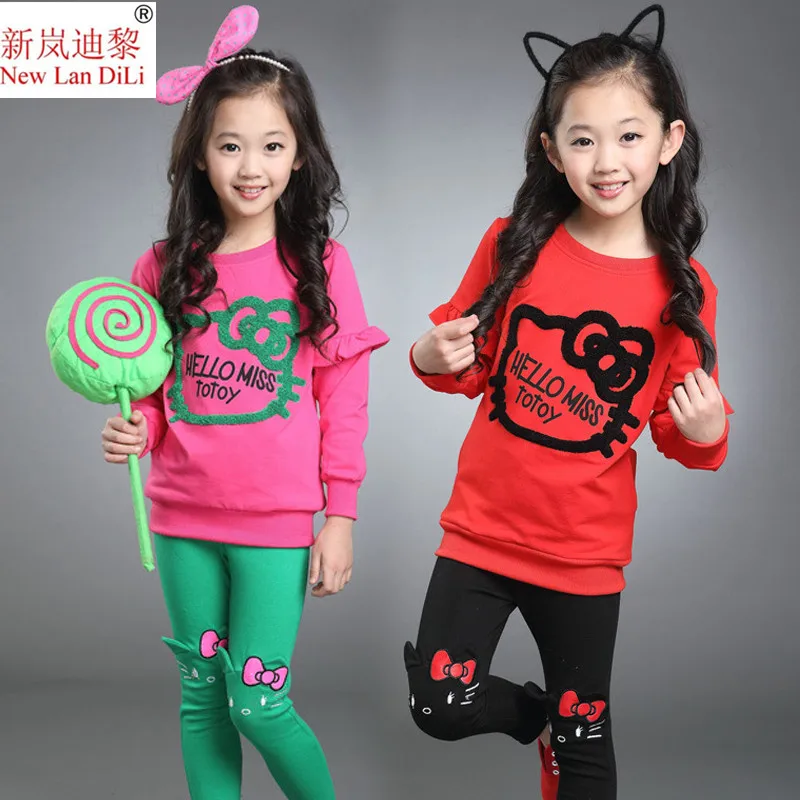 2019 Girls Clothing Sets New Autumn Active girls clothes L Children Clothing Cartoon Print Sweatshirts+Pants Suit 3-8Y
2019 Girls Clothing Sets New Autumn Active girls clothes L Children Clothing Cartoon Print Sweatshirts+Pants Suit 3-8Y