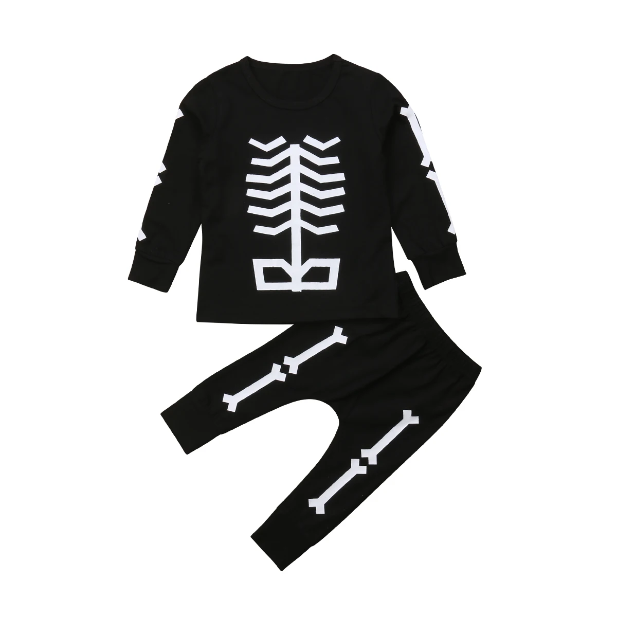 2pcs Toddler Kids Baby Girl Boy 2019 Top+Long Pants Skeleton Halloween Black Skull Autumn Costumes Set
2pcs Toddler Kids Baby Girl Boy 2019 Top+Long Pants Skeleton Halloween Black Skull Autumn Costumes Set