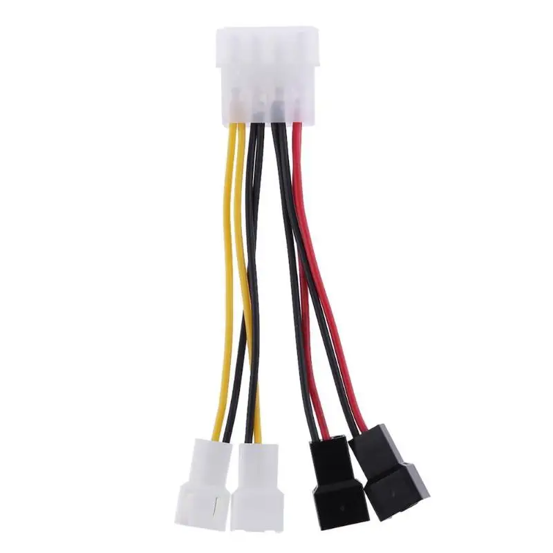 1pcs 4-Pin Molex to 3-Pin fan Power Cable Adapter Connector 12v*2 / 5v*2 Computer Cooling Fan Cables for CPU PC Case Fan cable
1pcs 4-Pin Molex to 3-Pin fan Power Cable Adapter Connector 12v*2 / 5v*2 Computer Cooling Fan Cables for CPU PC Case Fan cable