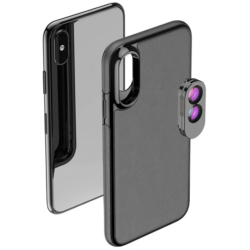 Dual Camera Phone Lens Kit For iPhone X XS With Shockproof Protector Case(Dual Macro/Telephoto&Fisheye/Telephoto&Wide Angle)
Dual Camera Phone Lens Kit For iPhone X XS With Shockproof Protector Case(Dual Macro/Telephoto&Fisheye/Telephoto&Wide Angle)