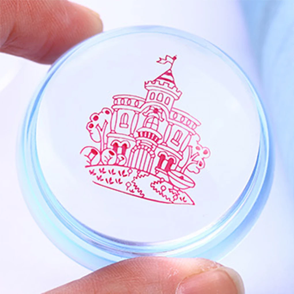 Clear Chess 3.5CM Silicone Head Nail Stamper with Scraper Light Blue Rose Red Jelly Nail Stamping Seal
Clear Chess 3.5CM Silicone Head Nail Stamper with Scraper Light Blue Rose Red Jelly Nail Stamping Seal