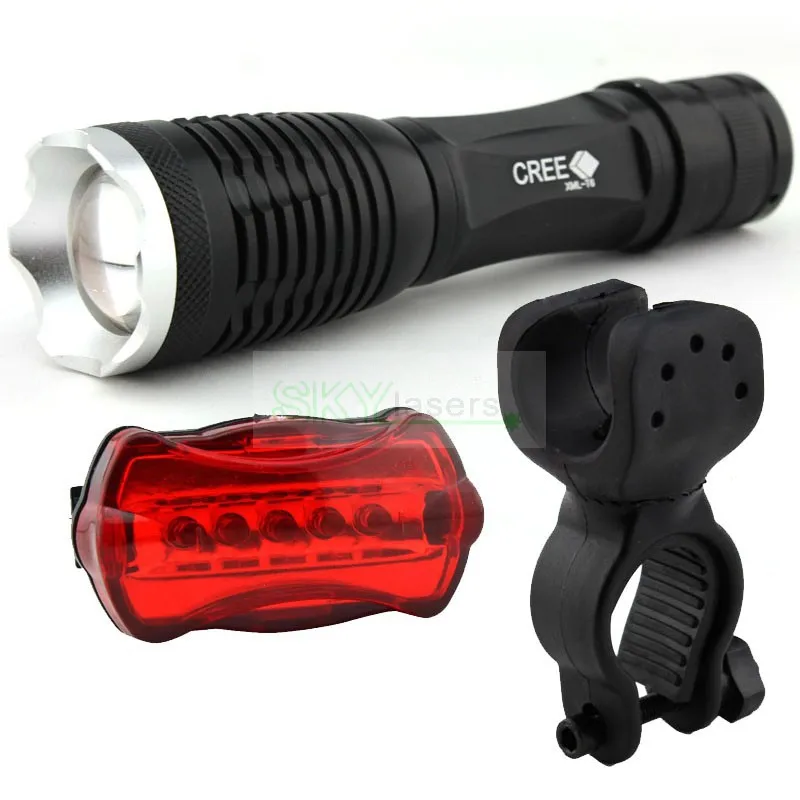 Велосипед светильник XM-L XML T6 светодиодный вспышка фонарь 5 Масштабируемые Режимы