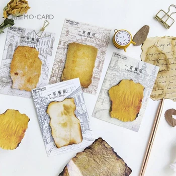 Vintage Parchment Memo Pads Self-Adhesive Post Sticky Notes Planners Office Stationery and School Supplies 1PCS/30 Pages
Vintage Parchment Memo Pads Self-Adhesive Post Sticky Notes Planners Office Stationery and School Supplies 1PCS/30 Pages