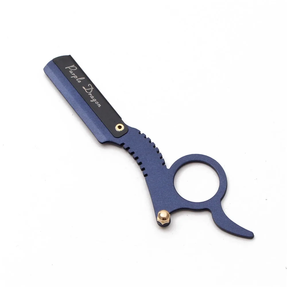 1Pcs Purple Dragon Brand Stainless Razor Shaving Barber Tools Hair Razor Add Blades Black Shaving Knife Hair Removal Tools Z6111
1Pcs Purple Dragon Brand Stainless Razor Shaving Barber Tools Hair Razor Add Blades Black Shaving Knife Hair Removal Tools Z6111