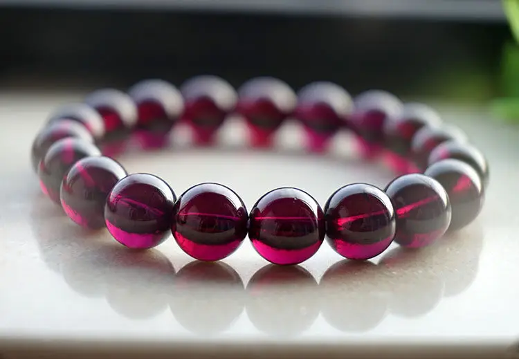 Free Shipping Top Quality Natural Purple Garnet Crystal Bracelet Round Stretch Beads AAAA 9mm
Free Shipping Top Quality Natural Purple Garnet Crystal Bracelet Round Stretch Beads AAAA 9mm