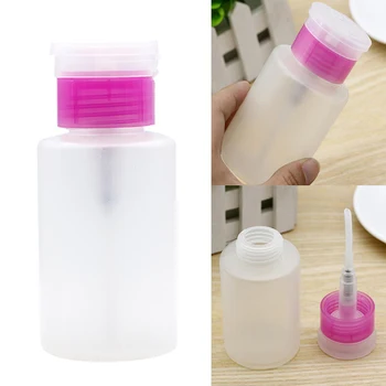 60ML Pump Dispenser Wash Remover Alcohol Liquid Cleaner Empty Plastic Unloading Water Press Bottle Nail DIY Manicure Tools
60ML Pump Dispenser Wash Remover Alcohol Liquid Cleaner Empty Plastic Unloading Water Press Bottle Nail DIY Manicure Tools