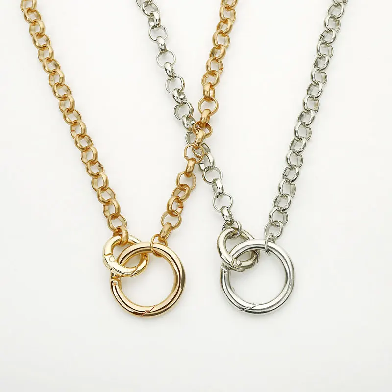 Punk Exaggerated Big Thick Necklace Goth Fashion Gold&Silver Circle pendant Choker Couple Rock Jewelry
Punk Exaggerated Big Thick Necklace Goth Fashion Gold&Silver Circle pendant Choker Couple Rock Jewelry