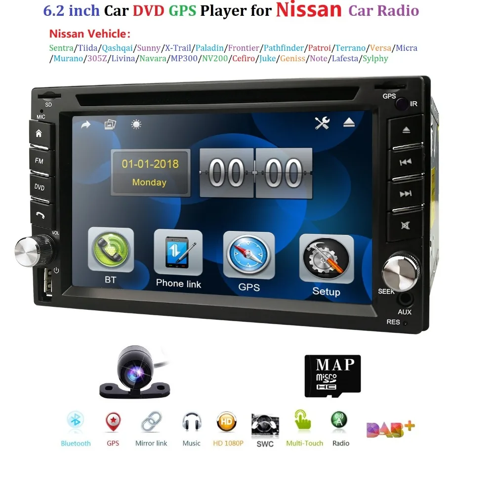 2 Din Car DVD Radio Multimedia Player for Nissan Sentra/Tiida/Qashaqai/Sunny/X-Trail GPS Navigation Universal autoradio Stereo
2 Din Car DVD Radio Multimedia Player for Nissan Sentra/Tiida/Qashaqai/Sunny/X-Trail GPS Navigation Universal autoradio Stereo