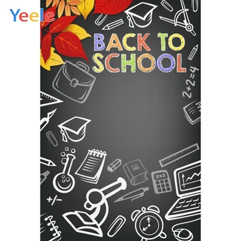 Yeele Blackboard Drawing Leaves Back to School Autumn Photography Backgrounds Customized Photographic Backdrops for Photo Studio
Yeele Blackboard Drawing Leaves Back to School Autumn Photography Backgrounds Customized Photographic Backdrops for Photo Studio