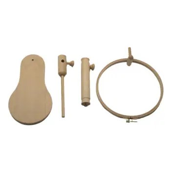 30cm Round Wooden Embroidery Hoop Frame Stand Rack Holder Cross-stitch Rotatable Adjustable Craft DIY Tools Sewing Accessories
30cm Round Wooden Embroidery Hoop Frame Stand Rack Holder Cross-stitch Rotatable Adjustable Craft DIY Tools Sewing Accessories