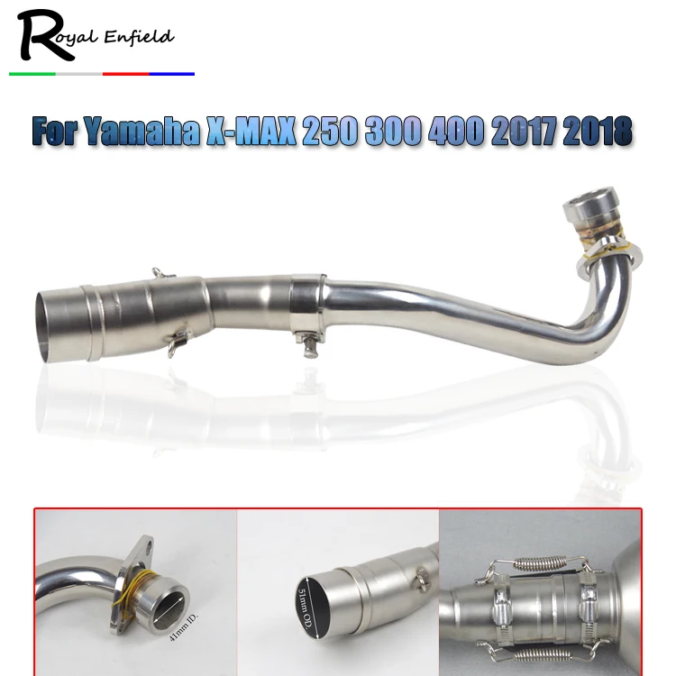 Fit All 51mm Exhaust Muffler Slip On Install For Yamaha XMAX X-MAX 250 300 400 XMAX250 2017 2018 17-18 Middle Link Pipe
Fit All 51mm Exhaust Muffler Slip On Install For Yamaha XMAX X-MAX 250 300 400 XMAX250 2017 2018 17-18 Middle Link Pipe
