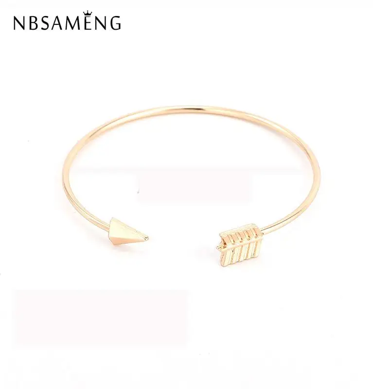 Open Arrow Gold Bangles Vintage Cuff Link Chain Simple Style Alloy For Women Knotted Charms Simple Bracelet Accessories Jewelry
Open Arrow Gold Bangles Vintage Cuff Link Chain Simple Style Alloy For Women Knotted Charms Simple Bracelet Accessories Jewelry